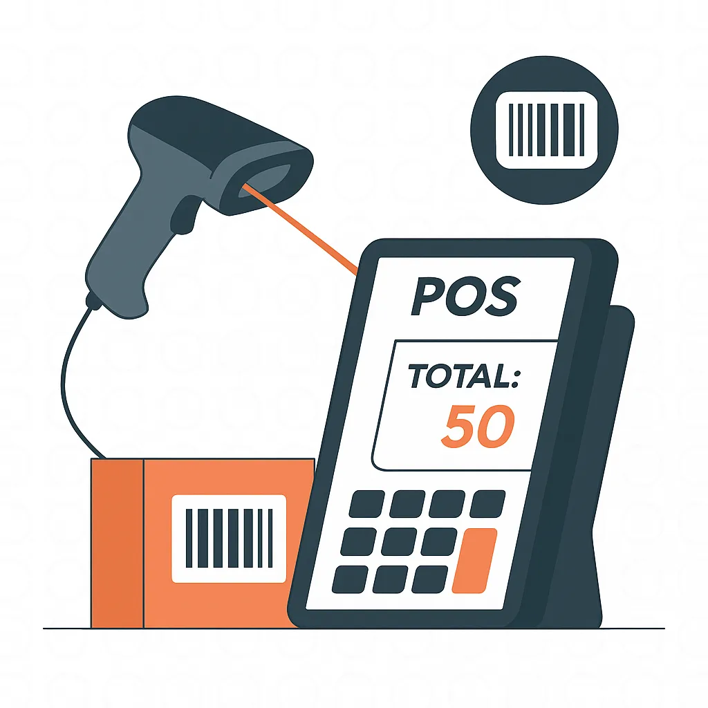 POS Billing Using Barcode Reader